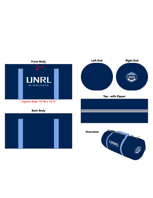 UNRL MN Custom Gear Bag by Z2 Bags
